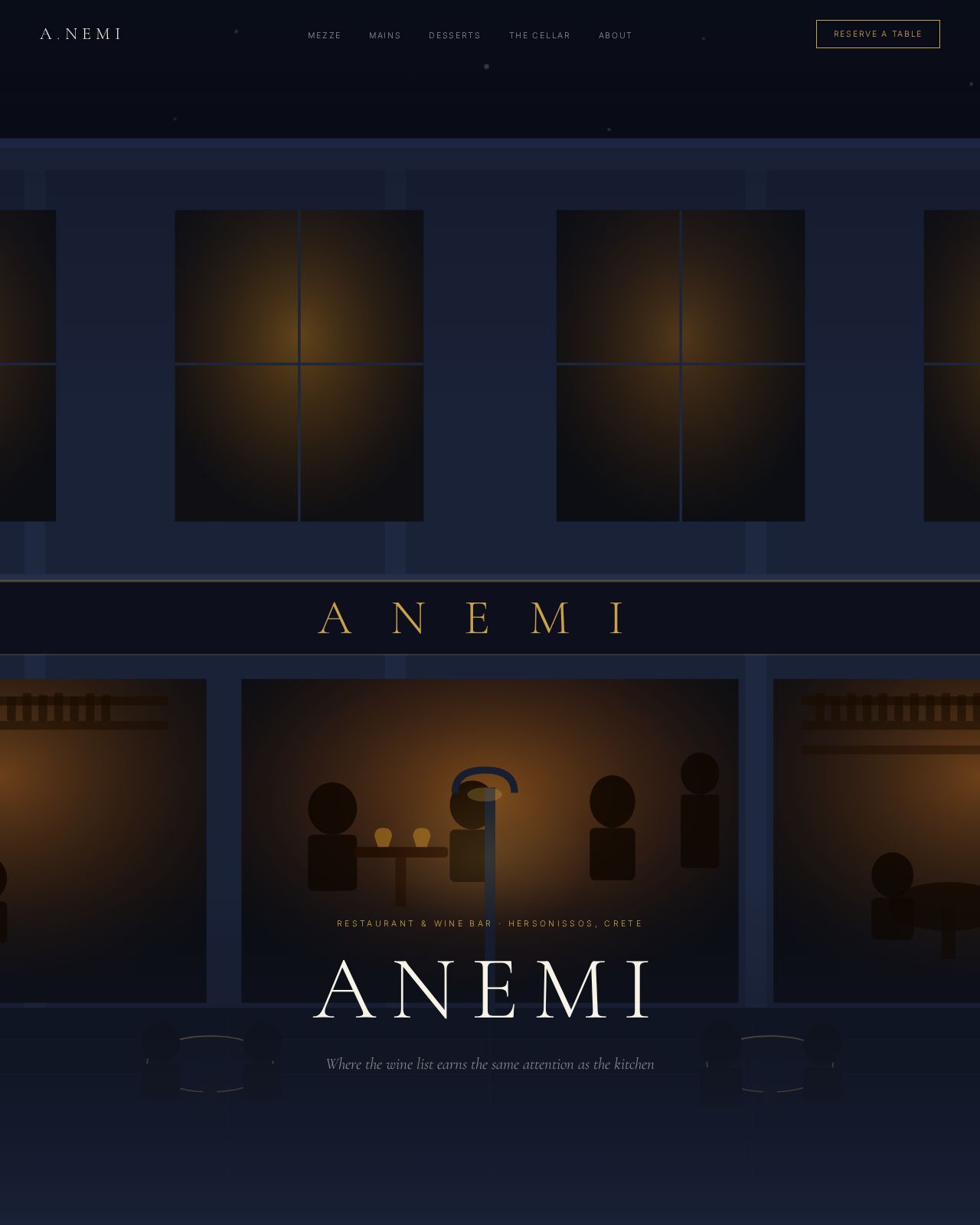 Restaurant website